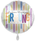 Preview: Folienballon - Firmung bunt - ø 43cm